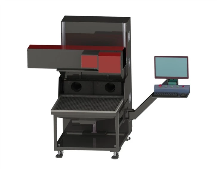 RF trubica galvo laserový stroj