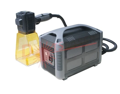 Malý ručný vláknový laserový stroj
