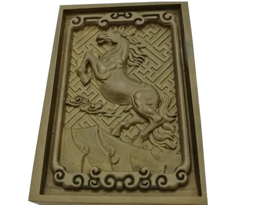 Deep engrave horse image on metal Deep engrave horse image on metal